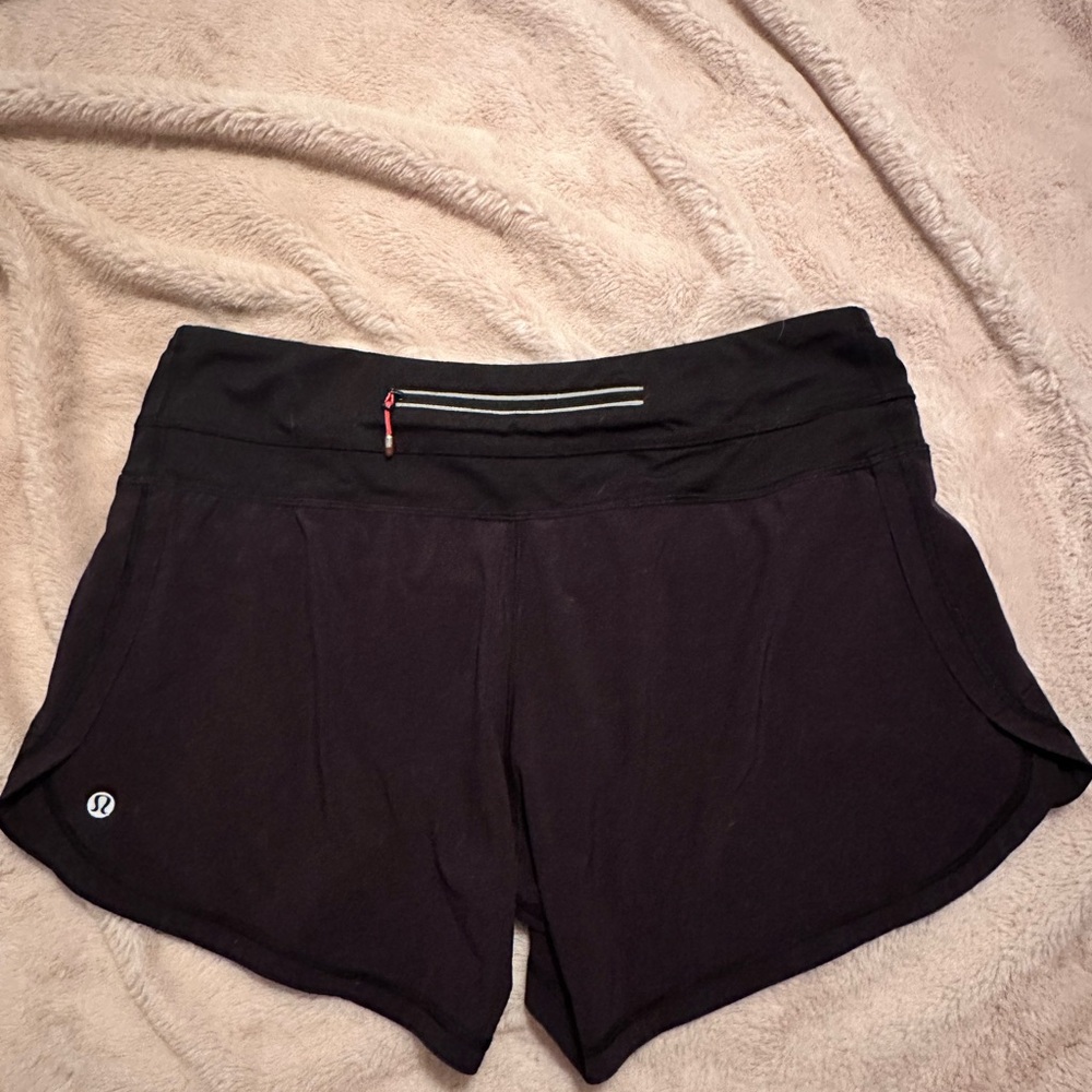 Black lululemon shorts.